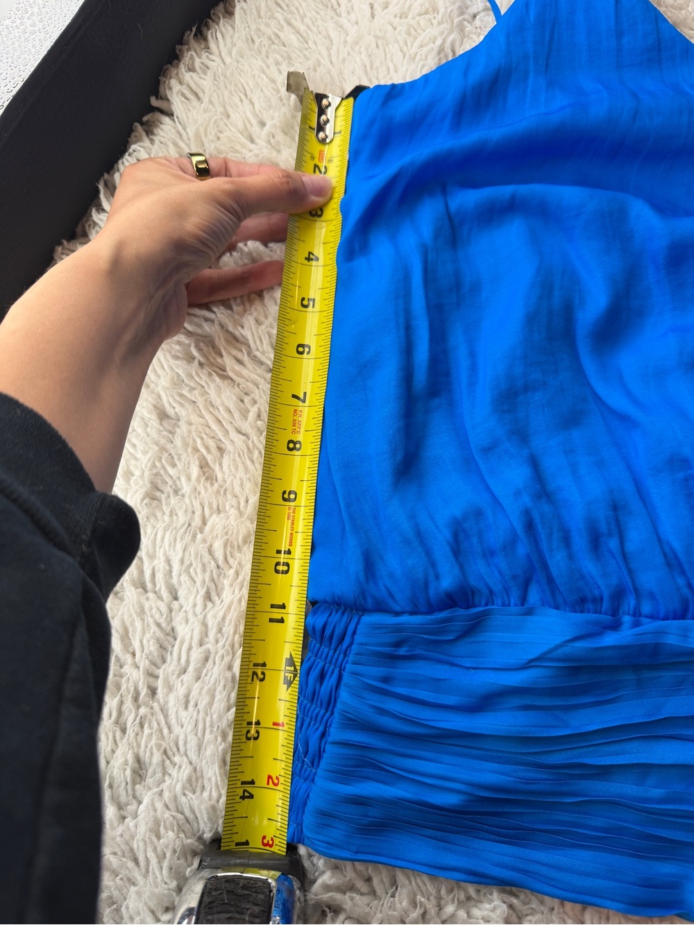 DO+BE Royal Blue Wrap Bodice Camisole - Picture 8 of 8